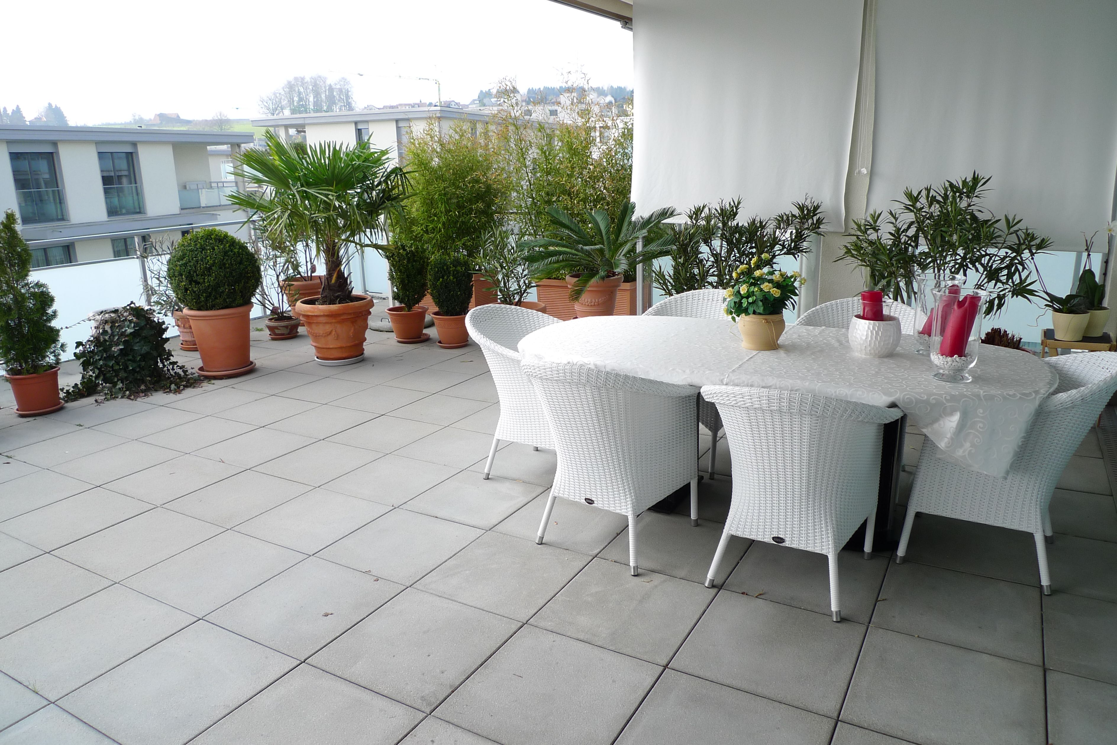 Laederach Gartenbau - Dachgarten gestalten - Sitzplatz