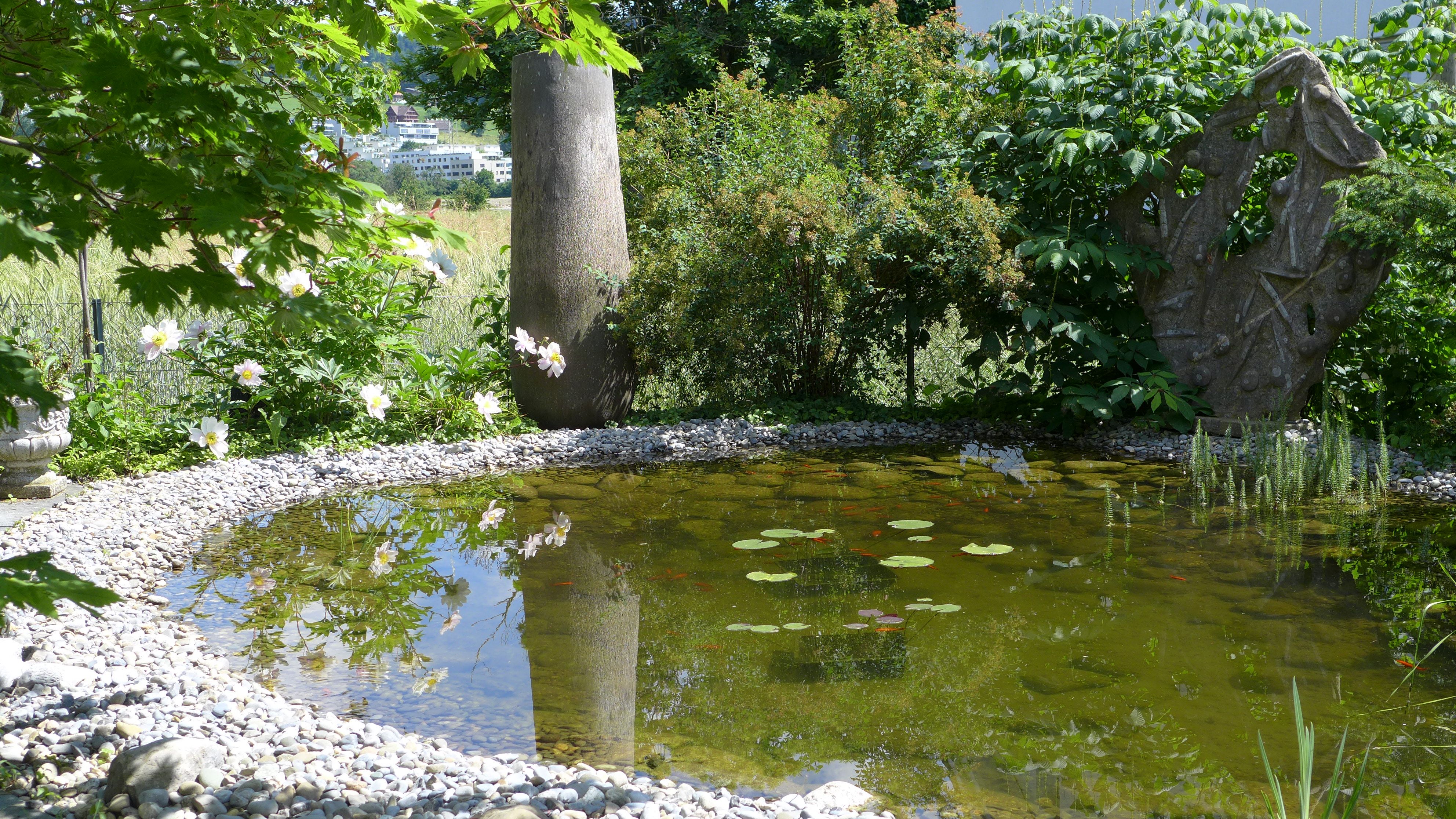 Laederach Gartenbau - Gartenteich selber gestalten - Gartenbau